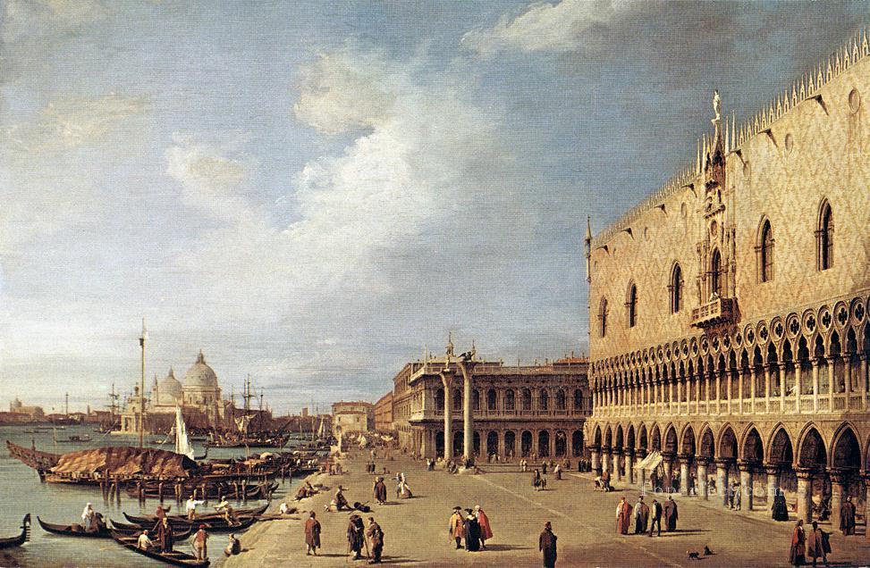 View of the Ducal Palace Canaletto Venice Oil Paintings